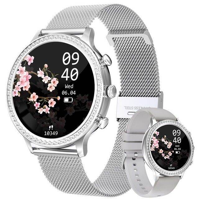 Lige New Amoled Fashion Smart Watch Ladies Bluetooth Call Diy Custom