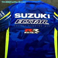 ▥✳ Eartha Boyle The new MOTO GP overalls suzuki factory team cycling t-shirts cross-country speed drying motorcycle breathable short-sleeved summer