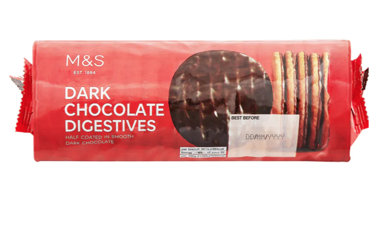 marks&spencer biscuits Dark Chocolate Digestive,Milk Chocolate ...