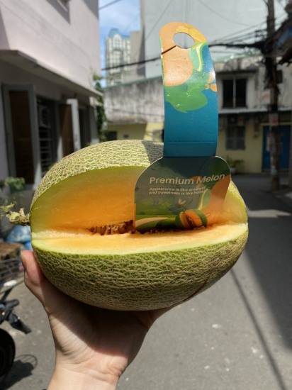 Vg farm dưa lưới premium melon trái dài ruột cam 1,5kg - 1,7kg giòn, ngọt - ảnh sản phẩm 6