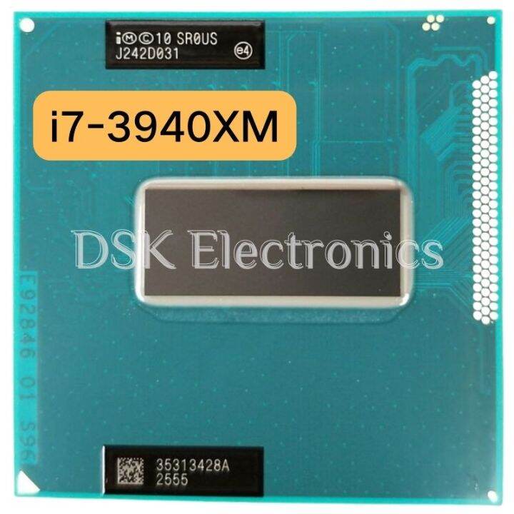 Intel Core i7-3940XM i7 3940XM SR0US 3.0 GHz ใช้โปรเซสเซอร์ CPU แปดเธรด ...