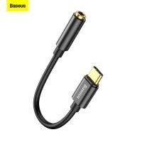 【HOT】 Baseus USB Type C to 3.5mm Female Jack Audio Cable 3.5 Aux Earphone Adapter Cable For Xiaomi Mi 11 Oneplus 9 HUAWEI Mate 20 P30