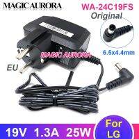 ปลั๊ก EU WA-24C19FS ที่ชาร์จไฟสำหรับมอนิเตอร์อะแดปเตอร์สำหรับ LG 19V 1.3A 25W E2442TC 22M35D E1948S 24MP55HA 19025EPCU-1 10SM3TB 22M45