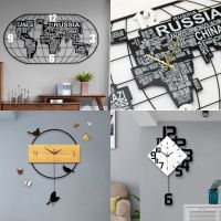 Hot Sale! นาฬิกาติดผนัง​ สุดเท่ห์ ⏲️ wall clock นาฬิกาแขวนผนัง นาฬิกาไม้​ สุดเก๋​ งานเนี้ยบ ทำจากไม้​ โครงเหล็ก สุดพิเศษ นาฬิกาแขวนเก๋ๆ นาฬิกา ติด ผนัง นาฬิกาแขวนผนัง นาฬิกาแขวนใหญ่