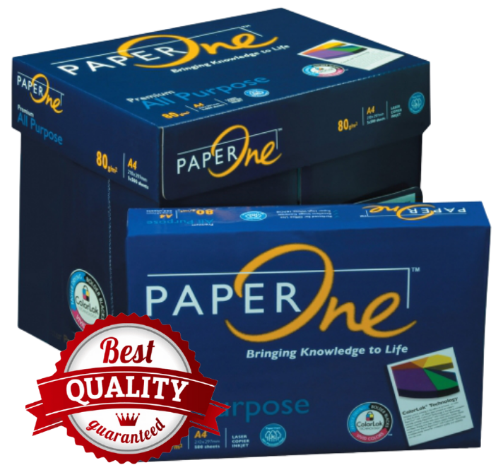 Paper One A4 80gsm 500sheets Copier Paper 1 Ream Lazada