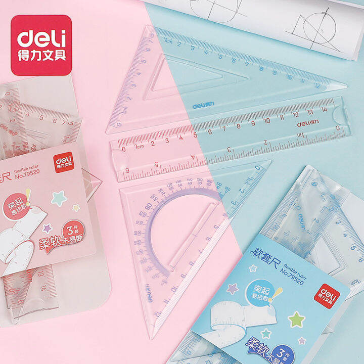 deli-79520-นักเรียนวาดไม้บรรทัดอ่อน-ไม้บรรทัดรวมอเนกประสงค์-ไม้บรรทัดสามเหลี่ยมและไม้บรรทัด-อุปกรณ์สำนักงานของโรงเรียน-gothi2