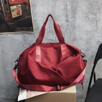 กระเป๋ายิม (44X26X33Cm) Workout Man And Lady Handbag Travel Outdoor Sports Fitness Shoulder Bag Shoes Wet Dry Pocket For Men Women Sport