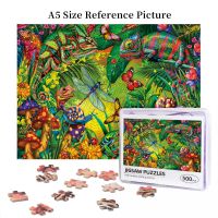 Amazing Nature Tropical Forest Wooden Jigsaw Puzzle 500 Pieces Educational Toy Painting Art Decor Decompression toys 500pcs