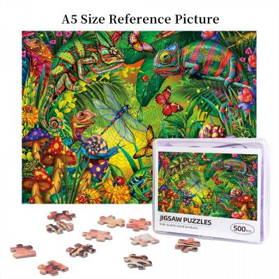 Amazing Nature Tropical Forest Wooden Jigsaw Puzzle 500 Pieces Educational Toy Painting Art Decor Decompression toys 500pcs