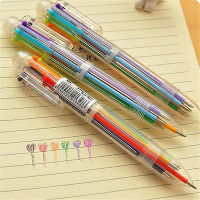 【☑Fast Delivery☑】 miciweix ปากกาศึกษาปากกาลูกลื่นหลากปากกาลูกลื่นสีเครื่องเขียนสุดสร้างสรรค์6สี