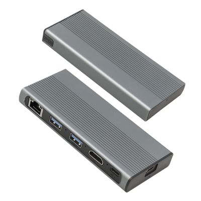 ฮับ USB หลายอุปกรณ์ฮับคอมพิวเตอร์แล็ปท๊อปเดสก์ท็อปประเภท C 3.1เพื่อ M.2ฮาร์ดดิสก์ SSD (NGFF) NVME เคสปิด USB C ฮับตัวแยก Feona