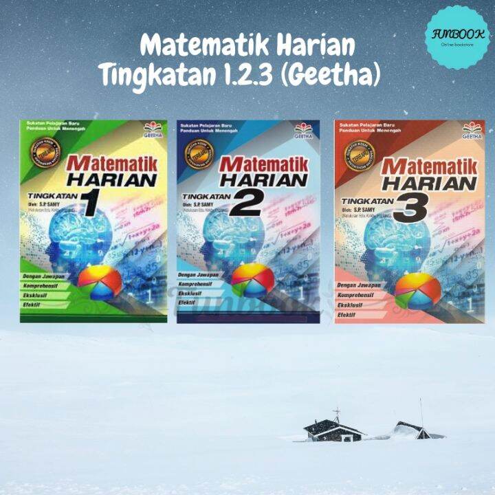 [FUNBOOK] Matematik Harian KSSM Tingkatan 1, 2 & 3 - GEETHA | Lazada