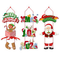 Snowman Christmas Decorations Paper Wall Decor Christmas Paper Door Hanging Xmas Tree Wall Decor Santa Claus Door Decoration