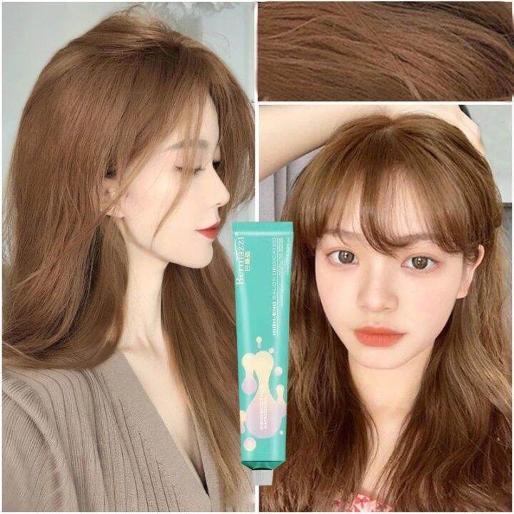 Hair dye own hair dye at home natural plant pure flax dull green black