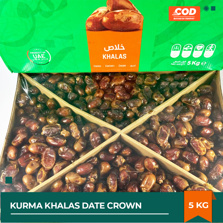 Kurma Khalas Date Crown Kg Original Premium Quality Lazada Indonesia