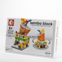 ProudNada Toys ของเล่นเด็กชุดตัวต่อเลโก้ร้านค้า S SEMBO BLOCK 121 PCS SD6069