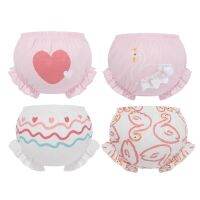 (TER)3 Piece/Lot Baby Girl 100%Cotton Panties Kids Infant Newborn Fashion Bow Underpants Wear Outside Shorts For Children Soft Briefs