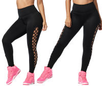 Zumba Wild Laced Up Ankle Leggings  (กางเกงเลคกิ้งออกกำลังกายซุมบ้าและโยคะ)