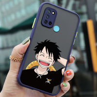 เคส realme c17 เท่ๆ C15 C12 การ์ตูน Luffy Ultra-thin skin รู้สึก Frosted เลนส์ใสกล้องฟิล์มป้องกัน ฝาหลังแบบแข็ง ขอบซิลิโคนอ่อนนุ่ม เต็มปก