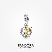 Official Store Pandora Disney 14K Gold Plated Tinker Bell Celestial Night Dangle Charm