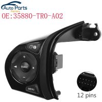 New Car Auto Steering Wheel Control Switch Button For 2012-2015 Honda Civic 35880-TR0-A02 35880TR0A02