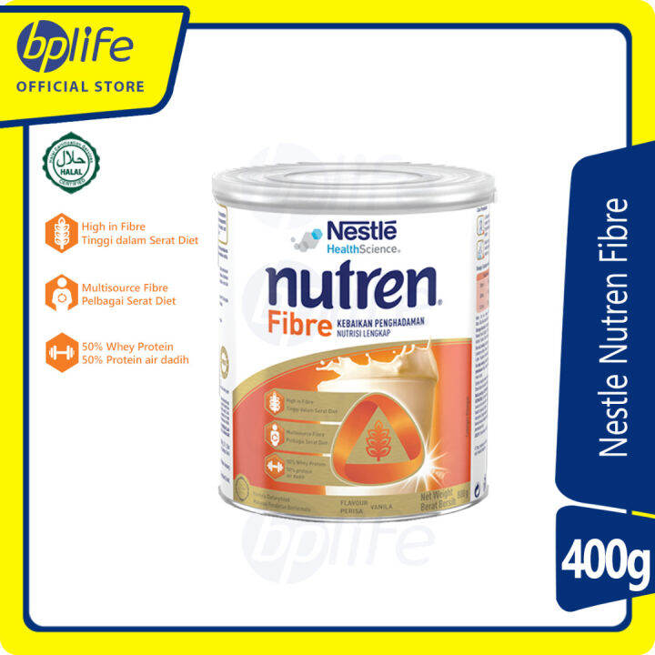 Nutren Fibre Vanilla 400g | Lazada