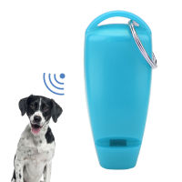 Pet Puppy Clicker Whistle Dog Training Obedience Cat Trainer Keyring Aid Click (Light Blue)