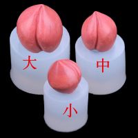 3D Longevity Peach Birthday Celebration Cake Decorative Ornaments Silicone Mold DIY Soap Candle Mousse Western Point Mould