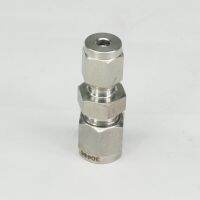 Fit Tube O/D 4mm To 6mm Reducer 304 Stainless Steel Sleeve Ferrule Pneumatic Connector Adapter