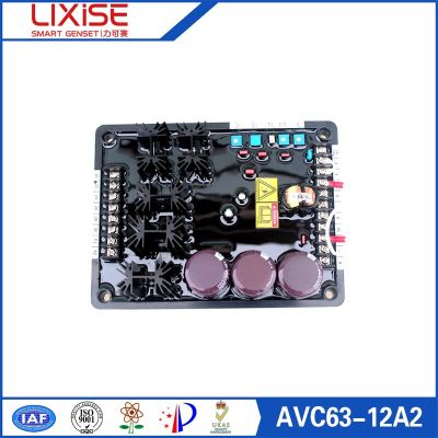 เครื่องควบคุมแรงดันไฟฟ้าเครื่องกำเนิดไฟฟ้ากระแสสลับสำหรับ AVC63-12A2 AVR ของเครื่องกำเนิดไฟฟ้า