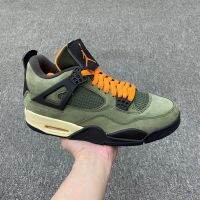 Sports Shoes Original Unisex A J 4 Army Green Basketball Shoes For Men Sneakers For Women Couple shoes Standard Size:35-46