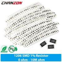 【hot】♠ 1206 1 SMD Resistor 0 1 220 330 470 1K 4.7K 10K 20K 33K 43K 75K 82K Ohm 1/4W Resistance Assortment Set