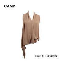 CAMP เสื้อเชิ้ิ้ตคอปก ดีเทลกระดุมหน้า D032-23