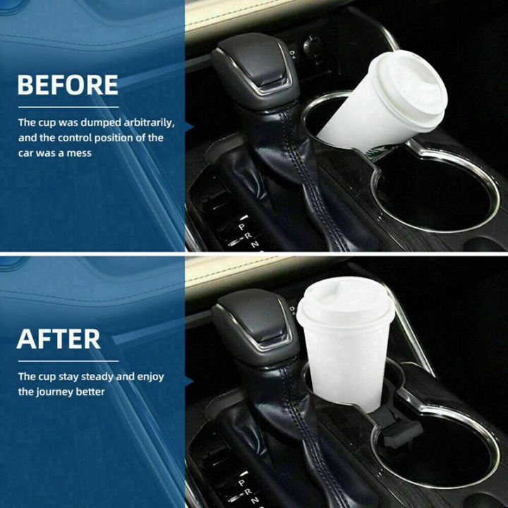 center-console-cup-holder-insert-divider-for-toyota-highlander-2014-2015-2016-2017-2018-2019-2020-new-55618-0e200-c0