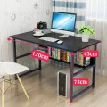 Chigoo 120cm โต๊ะ โต๊ะทำงาน 2 ชั้น โต๊ะคอมพิวเตอร์ กันสนิม โต๊ะทํางาน Computer Desk โต๊ะทำงานไม้ โต๊ะคอม โต๊ะไม้ Home Office table study table กันสนิม มีกระดานแยกชั้น โต๊ะทํางาน มีกระดานแยกชั้น. 