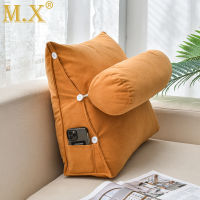 Mx Adjustable Comfort Soft Rest Reading Pillow Triangle Wedge Backrest Lounge Sitting Sofa Cushion Washable Back Support Pillow