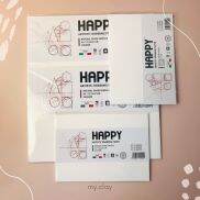 Giấy Vẽ Happy 200gsm A5 A4 Tệp 10 Tờ - Giấy vẽ chì, phác thảo chân dung