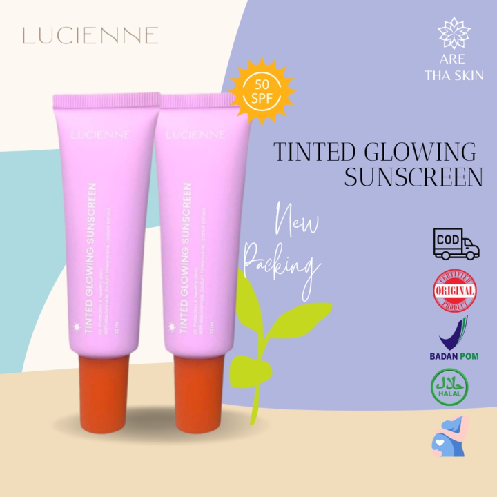 LUCIENNE TINTED GLOWING SUNSCREEN Lazada Indonesia