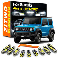 ZITWO LED ภายในแผนที่โดมไฟอ่านหนังสือชุดสำหรับ Suzuki Jimny 1981- 2019 2020 2021 2022 2023 2024รถยนต์ Led หลอดไฟอุปกรณ์เสริม