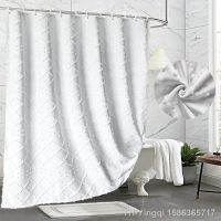 【hot】┇  Shower Curtain Cover Polyester Curtains Thicken Color Insulation Hotel