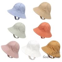 【hot sale】❂ C05 BB Adjustable Solid Color Infant UV Sun Protection Visor Hat Children Panama Hat Unisex Toddler Boys Girls Bucket Hat