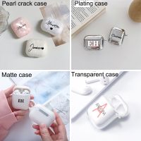 Personalized Custom Name Initials Capital Letter for Airpods 3 Case Silicone Luxury Cover For Airpods 2 Pro Funda Accessories Headphones Accessories