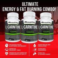 ของแท้!!! Mosslay L-Carnitine 1000 Mg/s X 60-120 เม็ด เนเจอร์ทรูทร์ แอล-คาร์นิทีน กรดอะมิโน คาร์นิทีน ไขมันเป็นพลังงาน ราคาถูก / ส่ง