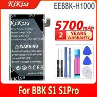 Kikiss 100% H1000 Eebbkh1000 Eebbk 5700มิลลิแอมป์ต่อชั่วโมงสำหรับ Bbk S1 Pro โทรศัพท์มือถือ S1pro