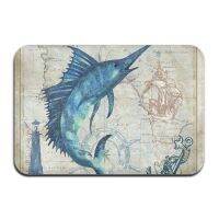 【hot】✚ஐ  Kraken Theme Tentacles In The Oceans Painting Door Mats Floor Entrance Rug