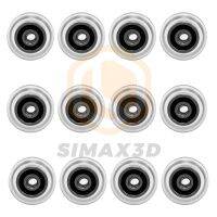 SIMAX3D 12/24PCS CNC Polycarbonate POM Pulley Wheels with 625RS Rubber Bearing for Creality Anycubic Anet Series 3D Printer