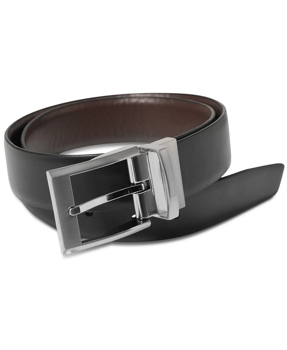 Thắt Lưng Nam Calvin Klein Reversible Dress Belt Black & Brown 