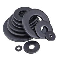 Black Grade 8 Carbon Steel  Flat Washers M2 M3 M4 M5 M6 M8 M10 M12 M14 M16 M18 M20- M27 Nails Screws  Fasteners