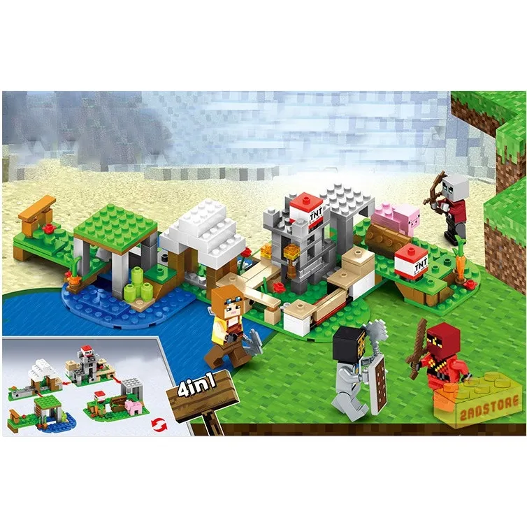 Mô hình đồ chơi lắp ráp LEGO MINECRAFT Cuộc Đột Kích Của Illager 21160   562 Chi tiết  giá rẻ nhất tháng 82023