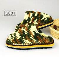 [COD] Material package hand-knitted woolen slippers hook shoes shoe line Ruziniu soles thick ice strip line